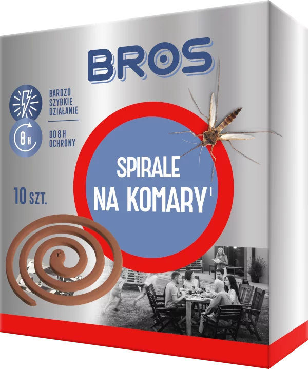 Bros Sp z o.o spirale na komary 10szt 012