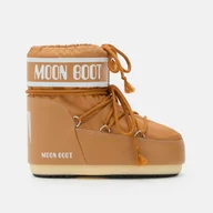 Śniegowce damskie - ŚNIEGOWCE MOON BOOT ICON LOW BROWN COGNAC NYLON - miniaturka - grafika 1