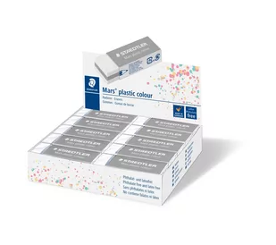 Staedtler, Gumka techniczna Mars Plastic, szara - Gumki biurowe - miniaturka - grafika 1