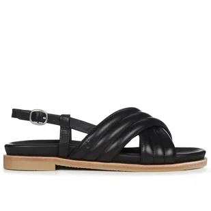 Klapki damskie Emu Australia Borradaile W13017BLAK - czarne - Klapki i japonki damskie - miniaturka - grafika 1