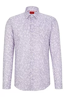 Koszulki męskie - HUGO Koszulka męska, Light/Pastel Purple535, 42 - grafika 1