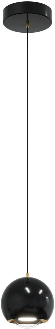 Lampa wisząca Maytoni Kulista lampa wisząca Aurenia PL0122-CB Yaskr LED 5W 3000K czarny złoty