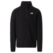 Bluzy męskie - Męski polar The North Face 100 Glacier 1/4 Zip black - XXL - miniaturka - grafika 1