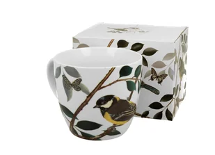Kubek do kawy i herbaty porcelanowy DUO SIKORKA 460 ml - Kubki - miniaturka - grafika 1