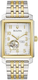 Zegarek Bulova Automatic Watch 98A308, wielokolorowa - Zegarki męskie - miniaturka - grafika 1