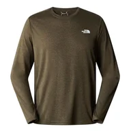 Bluzki damskie - THE NORTH FACE Reaxion Bluzka New Taupe Green Heather L - miniaturka - grafika 1