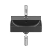 Umywalki - Roca Ona Umywalka wisząca 40x32 cm czarny mat A32768D080 - miniaturka - grafika 1