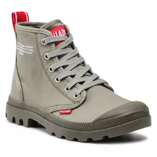 Botki damskie - Palladium Trapery Pampa Hi Dare 76258-325-M Olive Night 1 - grafika 1