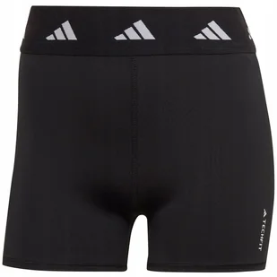 Spodenki damskie adidas Techfit czarne HF6683 XL 3" - Spodenki damskie - miniaturka - grafika 1