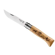 Noże - Nóż Składany Opinel No 08 Inox Animalia Dog - miniaturka - grafika 1