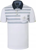 Koszulki męskie - POLO Koszulka Męska BIAŁA Bawełniana LEAD Elegancka 2XL Pako Jeans - miniaturka - grafika 1