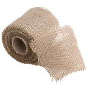 Pasmanteria - [74116] Tkanina jutowa naturalna 6cm 5mb - miniaturka - grafika 1