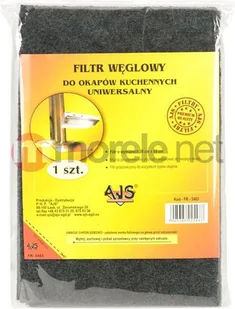 Filtr tkaninowy węglowy FW1 - Filtry do okapów - miniaturka - grafika 1