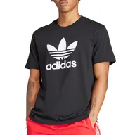 Koszulki sportowe męskie - Koszulka adidas Originals Adicolor Outline Trefoil IU2364 - czarna - Adidas - miniaturka - grafika 1