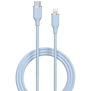 Kabel USB Typ-C - Lightning DEVIA Jelly 27W 1.2 m Niebieski - Kable USB - miniaturka - grafika 1
