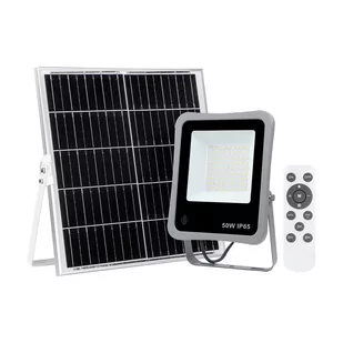 Naświetlacz solarny LED 50W BARES SLR-73142-50W Italux - Lampy ogrodowe - miniaturka - grafika 1