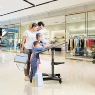 Uchwyty do telewizora - ONKRON TV SET ACC MOBILE STAND/50-83"/BLACK TS1380-B TS1380-B 4603728443515 - miniaturka - grafika 1