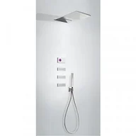 Akcesoria hydrauliczne - Tres 9286408 9286408 ESPACIO Podtynkowy termostatyczny elektroniczny zestaw prysznicowy SHOWER - miniaturka - grafika 1