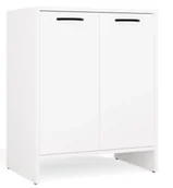Szafki łazienkowe - Biała szafka pod umywalkę S0-Z70 - miniaturka - grafika 1