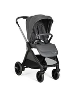 Wózki dziecięce - Chicco Bellagio Wózek głęboko-spacerowy Black satin + fotelik Kory plus - miniaturka - grafika 1