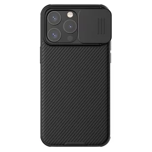 Etui Nillkin CamShield Pro Magnetic Case Apple iPhone 15 Pro Max czarne - Szkła hartowane na telefon - miniaturka - grafika 1