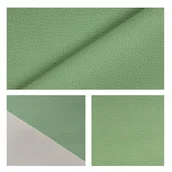 Pasmanteria - Eco Skóra Sztuczna Skóra Skaj Derma Tkanina Tapicerska Jasno Zielony 0,5Mb - miniaturka - grafika 1