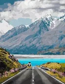 Malowanie po numerach - Malowanie po numerach - Podróż w góry 40x50cm - Twoje Hobby - miniaturka - grafika 1