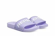 Kapcie damskie - Replay Damskie kapcie UP W Emboss 032 liliowe, 40 EU, 032 Lilac, 40 EU - miniaturka - grafika 1