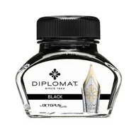 Naboje i atramenty - Atrament Diplomat Black 30ml - miniaturka - grafika 1
