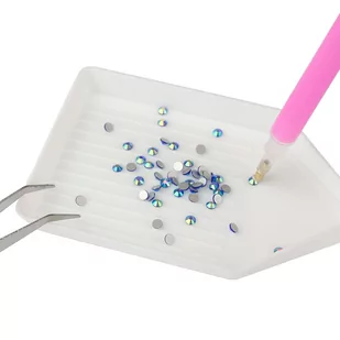 slay Zestaw Do Zdobień Cyrkoniami Tacka Aplikator - Akcesoria do paznokci - miniaturka - grafika 1