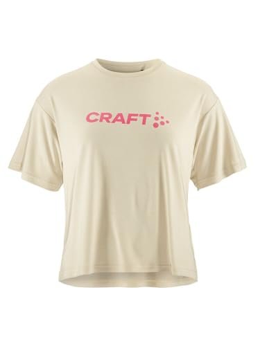 Craft CORE Tone BI-Blend Tee | koszulka sportowa damska XXL | plaster | odzież sportowa dla kobiet z recyklingu poliestru i lyocell | Soft Touch koszulka funkcyjna damska | damska koszulka sportowa