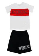 Kombinezony dla dzieci - Completo 2 pezzi Bambino Iceberg T-shirt + shorts - miniaturka - grafika 1