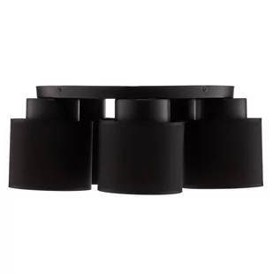 Lampa sufitowa Soho cylinder 5-pkt. czarna/złota - Lampy sufitowe - miniaturka - grafika 3