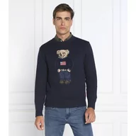 Swetry męskie - POLO RALPH LAUREN Sweter | Regular Fit | z dodatkiem lnu - miniaturka - grafika 1