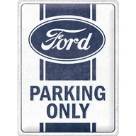 Akcesoria motoryzacyjne - Nostalgic Art 23339 Tablica Metalowa Ford Parking Only 30X40Cm - miniaturka - grafika 1