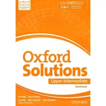 Oxford Język angielski Oxford Solutions Upper-Intermediate ćwiczenia LO - Praca zbiorowa - Podręczniki dla liceum - miniaturka - grafika 1