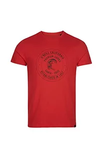 Koszulki męskie - O'Neill Męski T-shirt z krótkimi rękawami, Explore podkoszulek (2 sztuki), 13017 czerwony (High Risk Red), XL-XXL - grafika 1