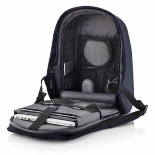 Duży antykradzieżowy plecak XD Design Bobby Hero XL- navy - Plecaki - miniaturka - grafika 15