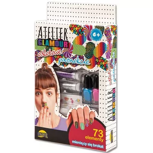 Atelier Glamour MINI ATELIER GLAMOUR ODLOTOWE PAZNOKCIE zakupy dla domu i biura! 130-00855 - Zabawy w naśladowanie dorosłych - miniaturka - grafika 1