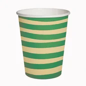 Dekoracje i nakrycia stołu na imprezę - Kubeczki Papierowe Brush Strokes 0,25L 10 Szt. - miniaturka - grafika 1
