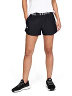 Spodnie sportowe damskie - Under Armour Szorty sportowe w kolorze czarnym - miniaturka - grafika 1