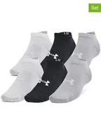 Skarpetki męskie - Under Armour Skarpety sportowe (6 par) "Essential" w kolorze białym, czarnym i szarym - miniaturka - grafika 1
