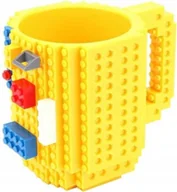 Kubki dla dzieci - KUBEK KLOCKOWY DUŻY 350ML + ZESTAW KLOCKÓW DLA DZIECI na zimne i CIEPŁE - miniaturka - grafika 1