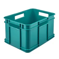Pojemniki przemysłowe - Pojemik Bruno Eco-Line Euro-Box M 35 x 27 x 22 cm 16 l niebieski - miniaturka - grafika 1