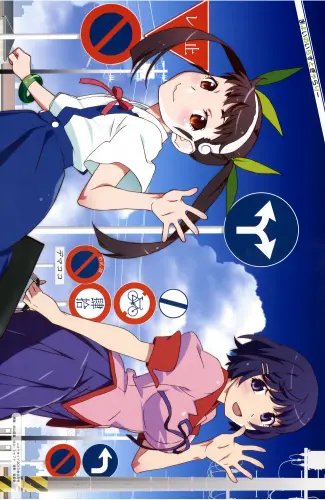Plakat Anime Bakemonogatari bm_120 A1+ (custom)
