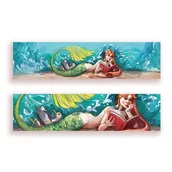 Zakładki do książek - Zakładka kartonowa - Syrena czytelniczka - miniaturka - grafika 1