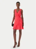 Sukienki - Morgan Sukienka koktajlowa 241-ROSVAL Różowy Regular Fit - miniaturka - grafika 1