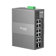 Switche - TP-Link Omada IES210GPP łącza sieciowe Zarządzany Gigabit Ethernet (10/100/1000) Obsługa PoE DIN rail Szary IES210GPP - miniaturka - grafika 1