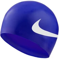 Pływanie - Nike Swim Big Swoosh Printed Czepek silikonowy, game royal 2020 Czepki pływackie - miniaturka - grafika 1