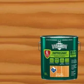 Farby i impregnaty do drewna - Vidaron Impregnat do drewna teak naturalny 9 l - miniaturka - grafika 1